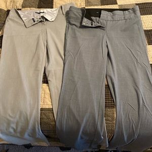 Lot of 2 Maurices Gray dress work pants 13/14 Long